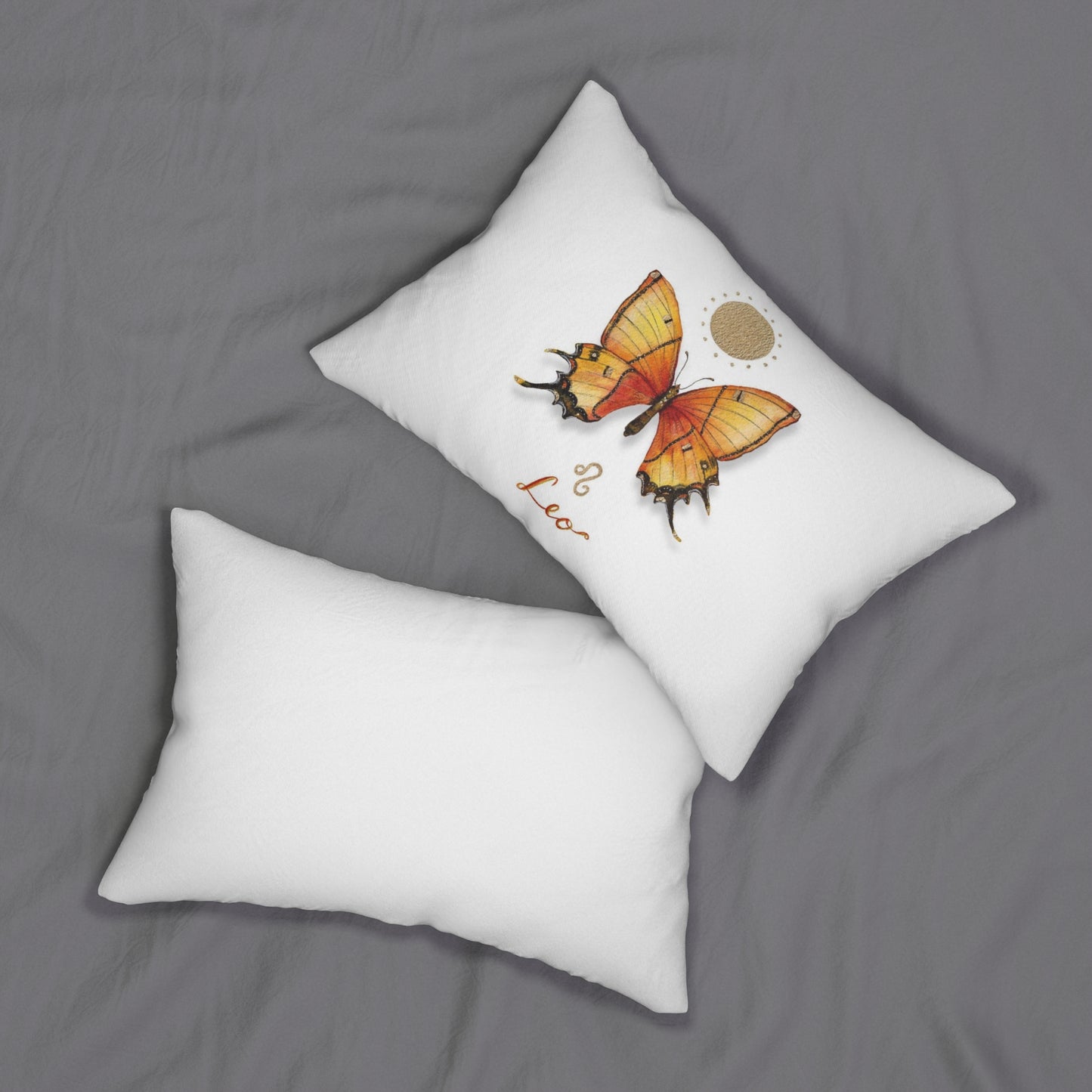 Spun Polyester Lumbar Pillow