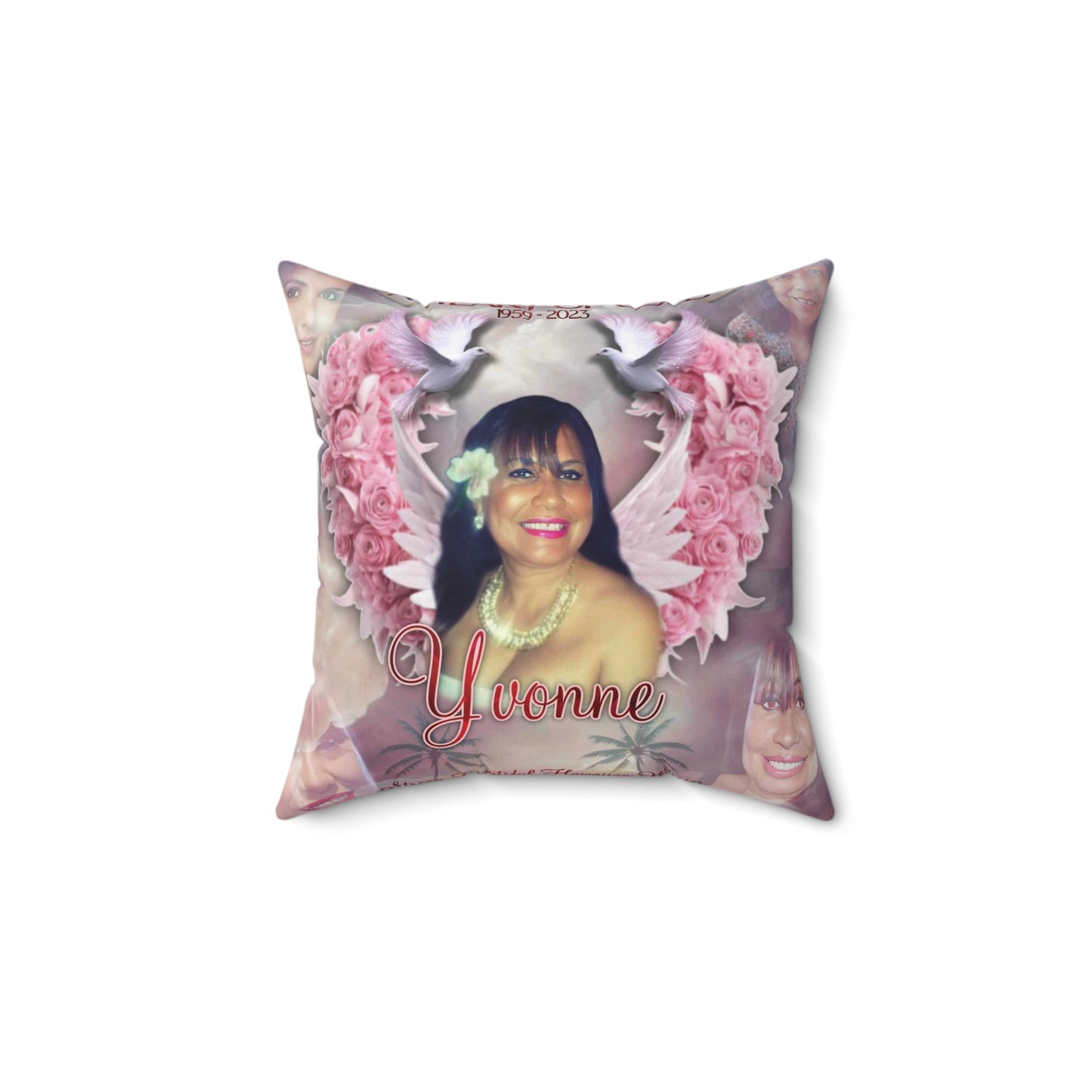 Spun Polyester Square Pillow