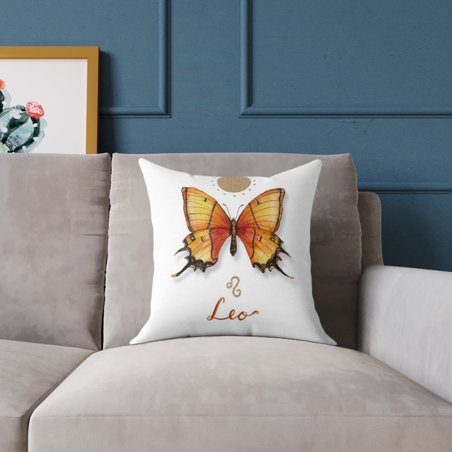 Square Poly Canvas Pillow