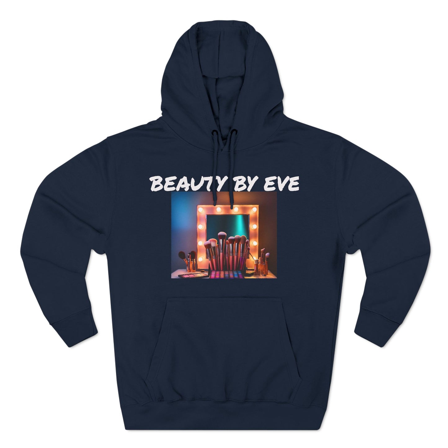 Three-Panel Fleece Hoodie