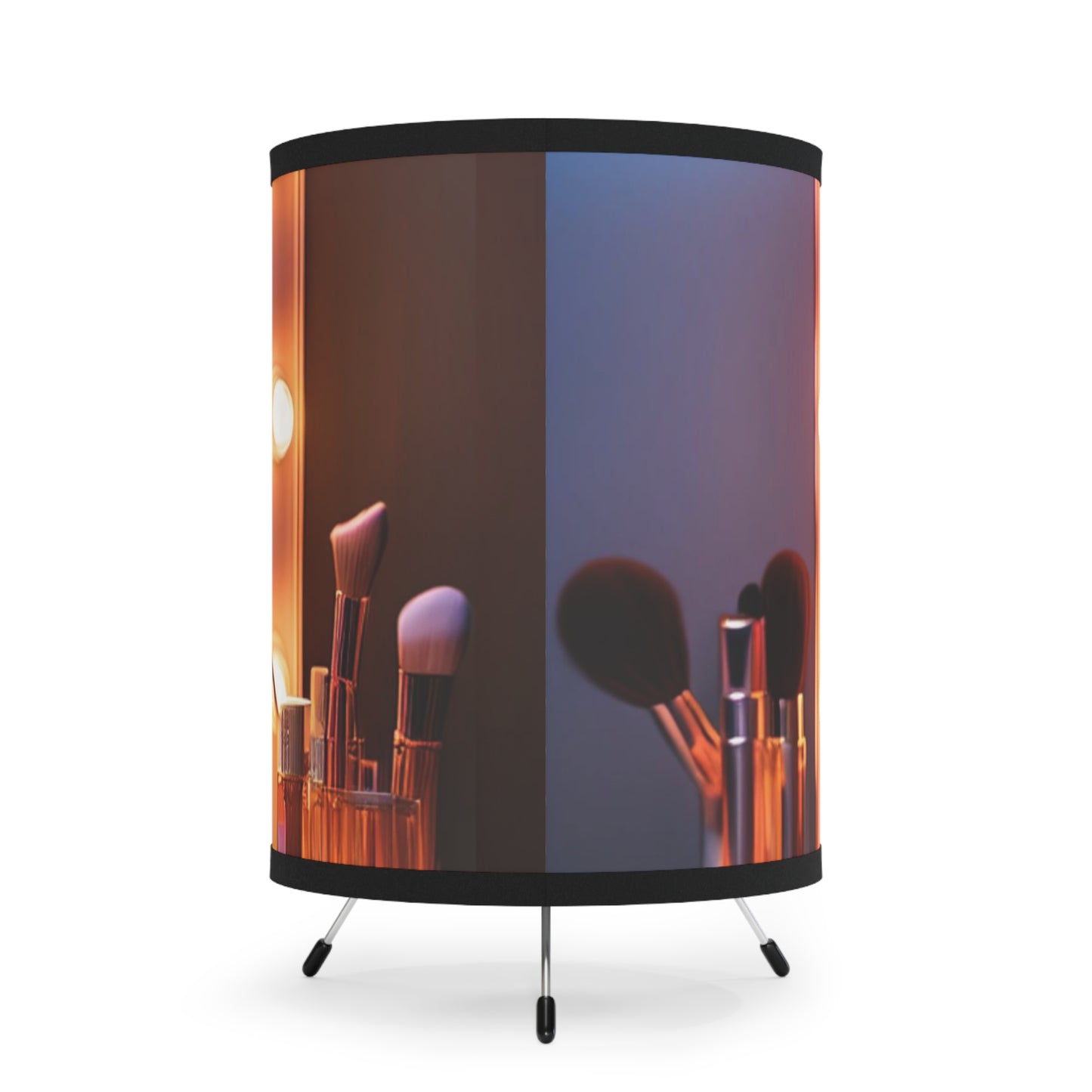 Tripod Lamp with High-Res Printed Shade, US\CA plug
