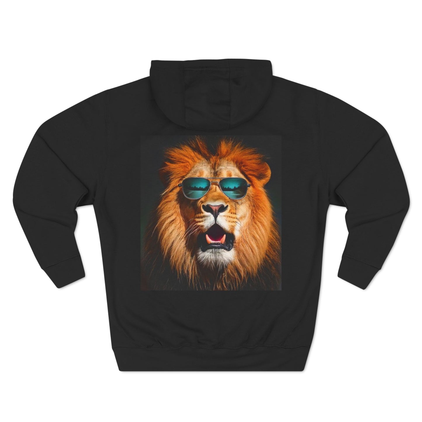 Three-Panel Fleece Hoodie