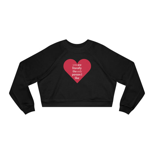 Women's Cropped Fleece Pullover