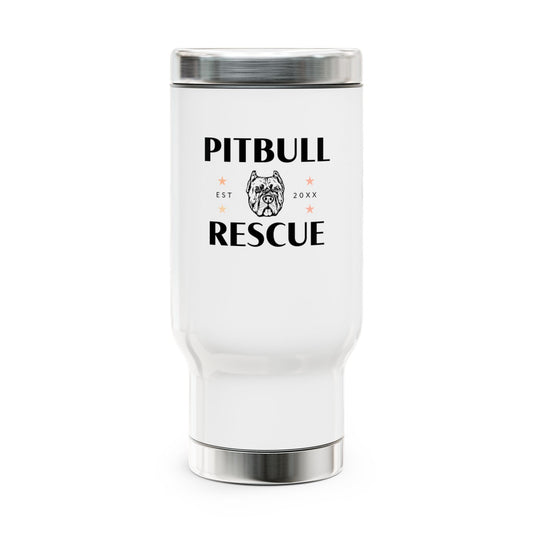 Stainless Steel Travel Mug with Handle, 14oz #