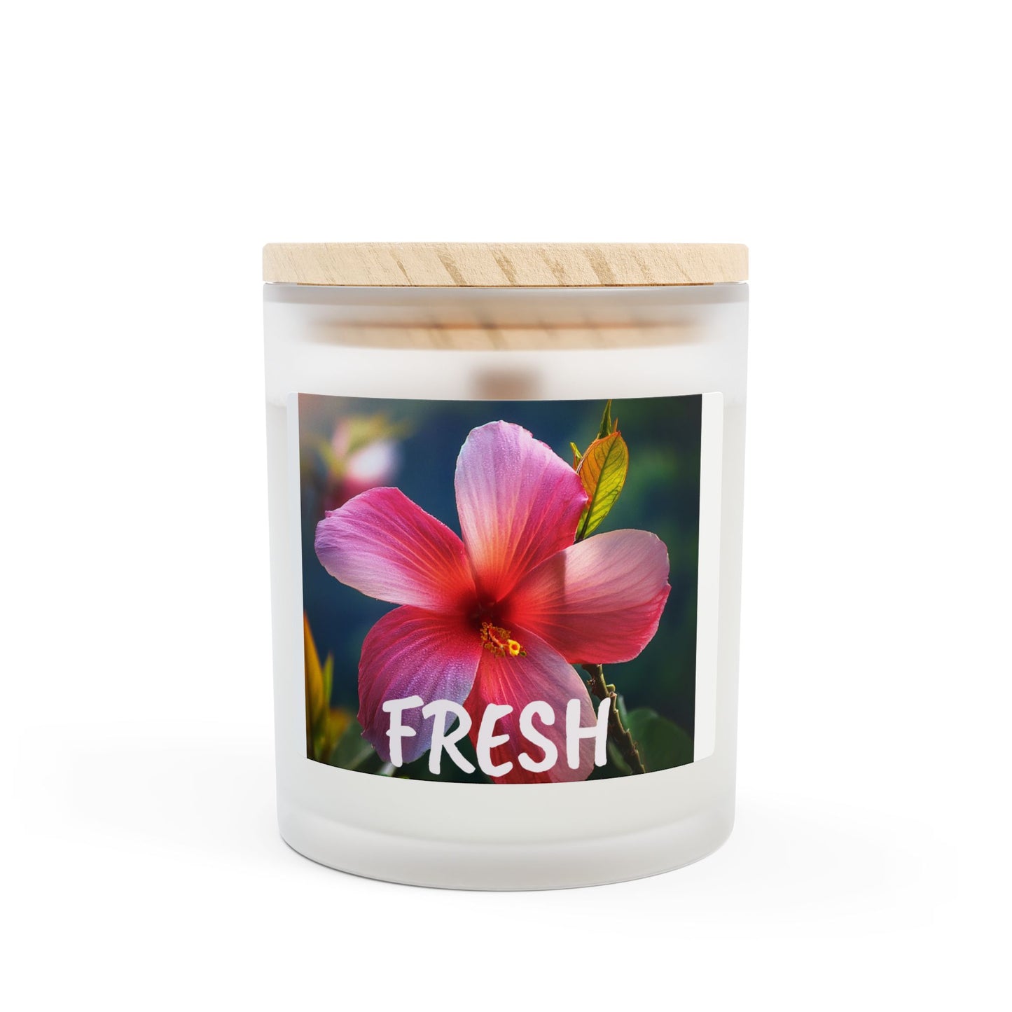 Frosted Glass Candle, 11oz