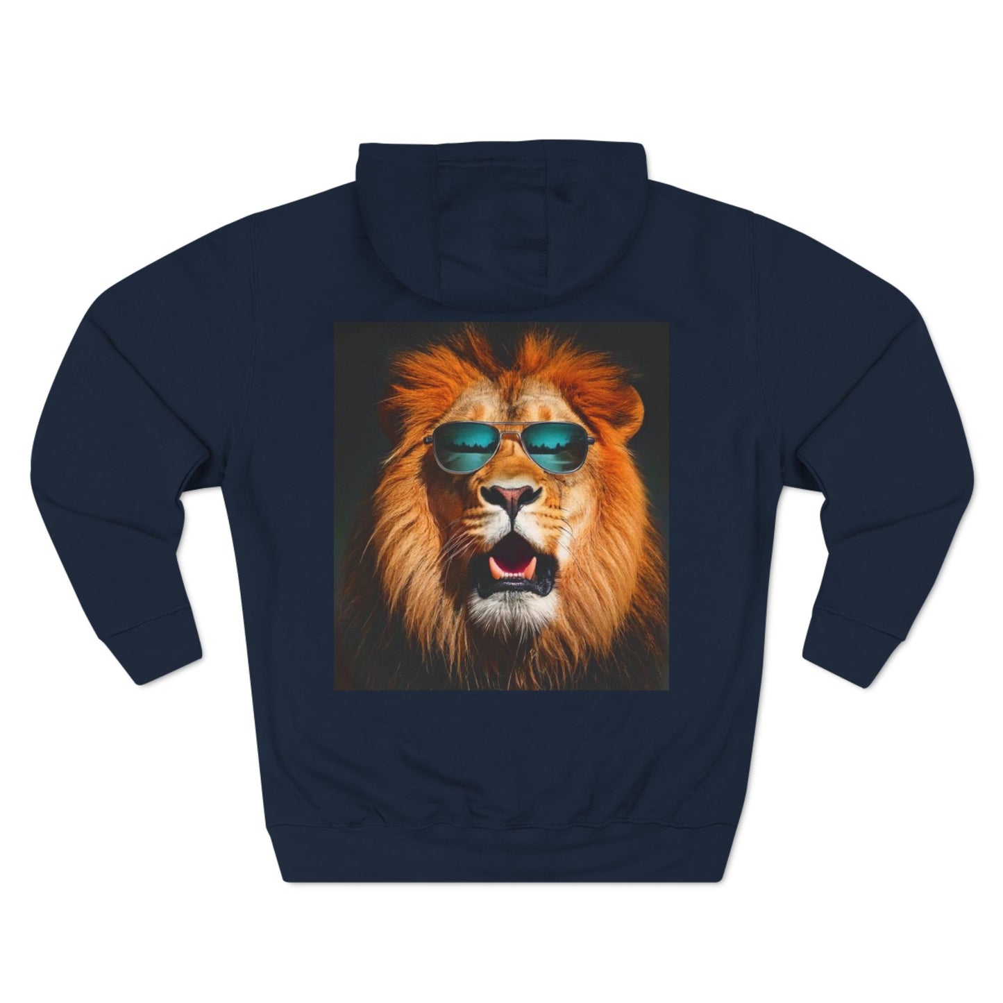 Three-Panel Fleece Hoodie