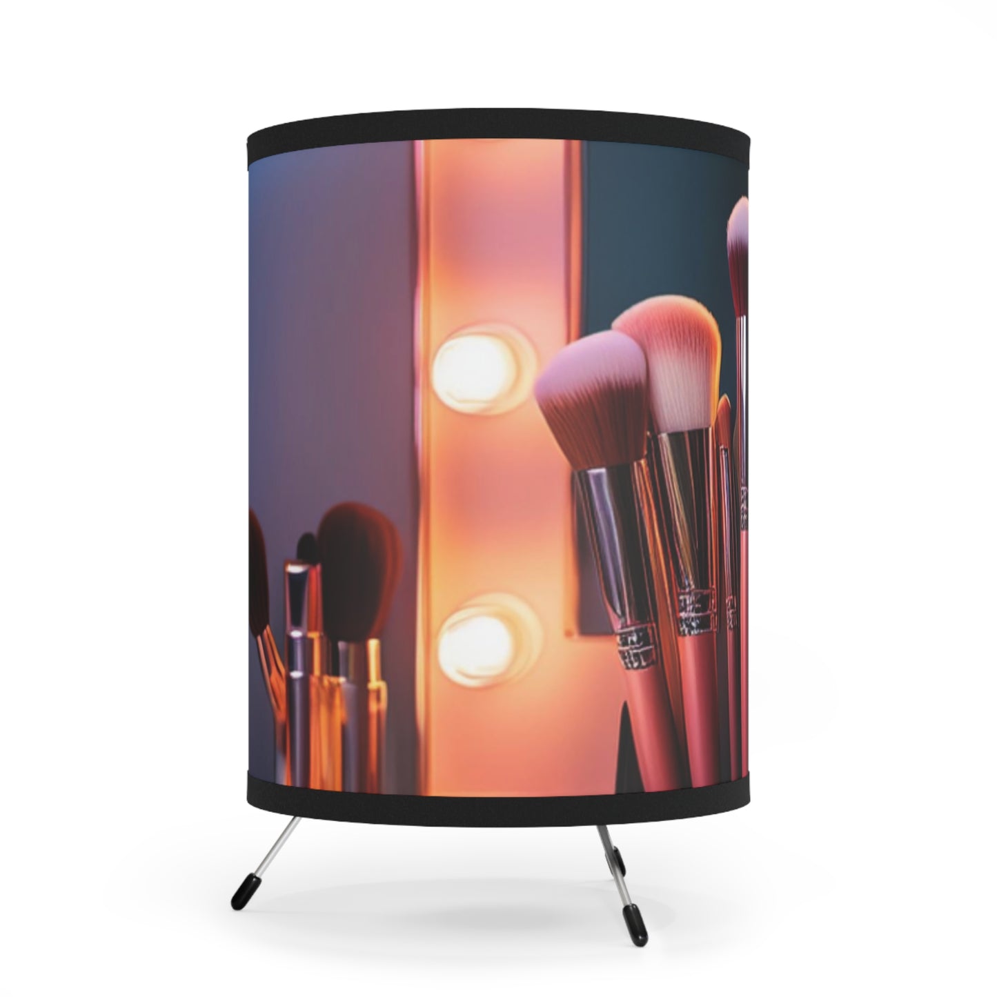 Tripod Lamp with High-Res Printed Shade, US\CA plug